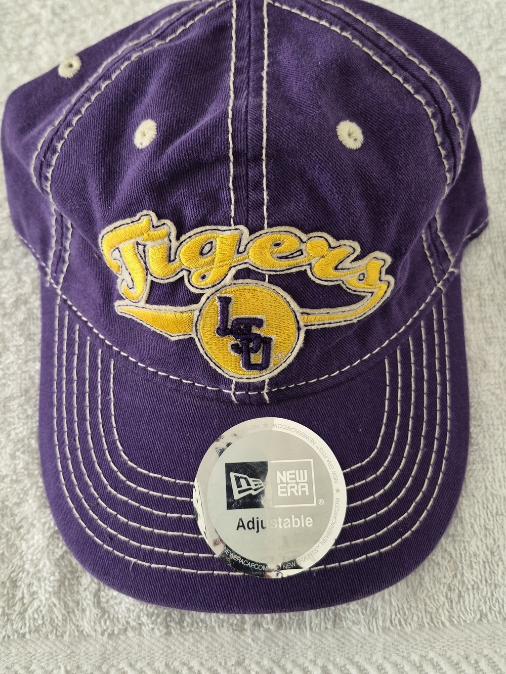 New Era LSU Tigers Purple Adjustable Womens Cap
